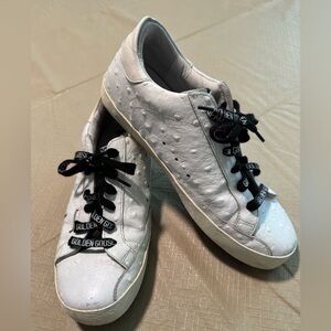 Golden Goose Super-Star Size 38 White Leather Sneakers